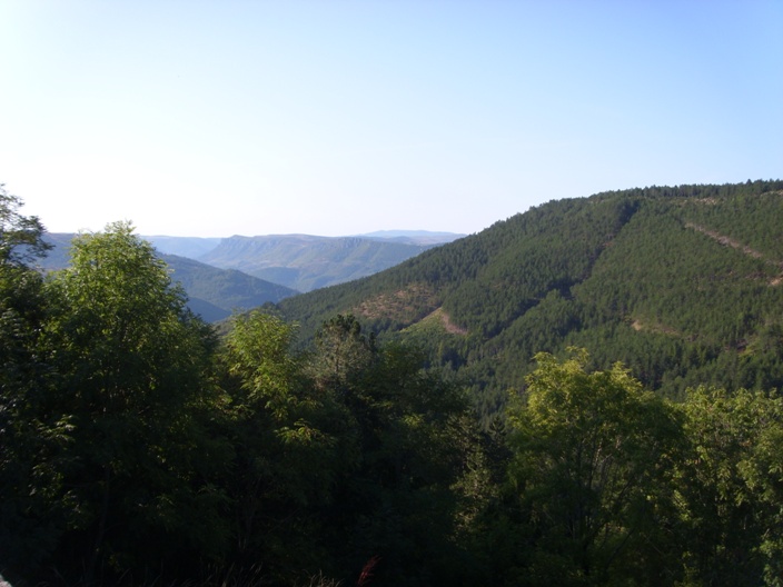 Vue au col de Montmirat
